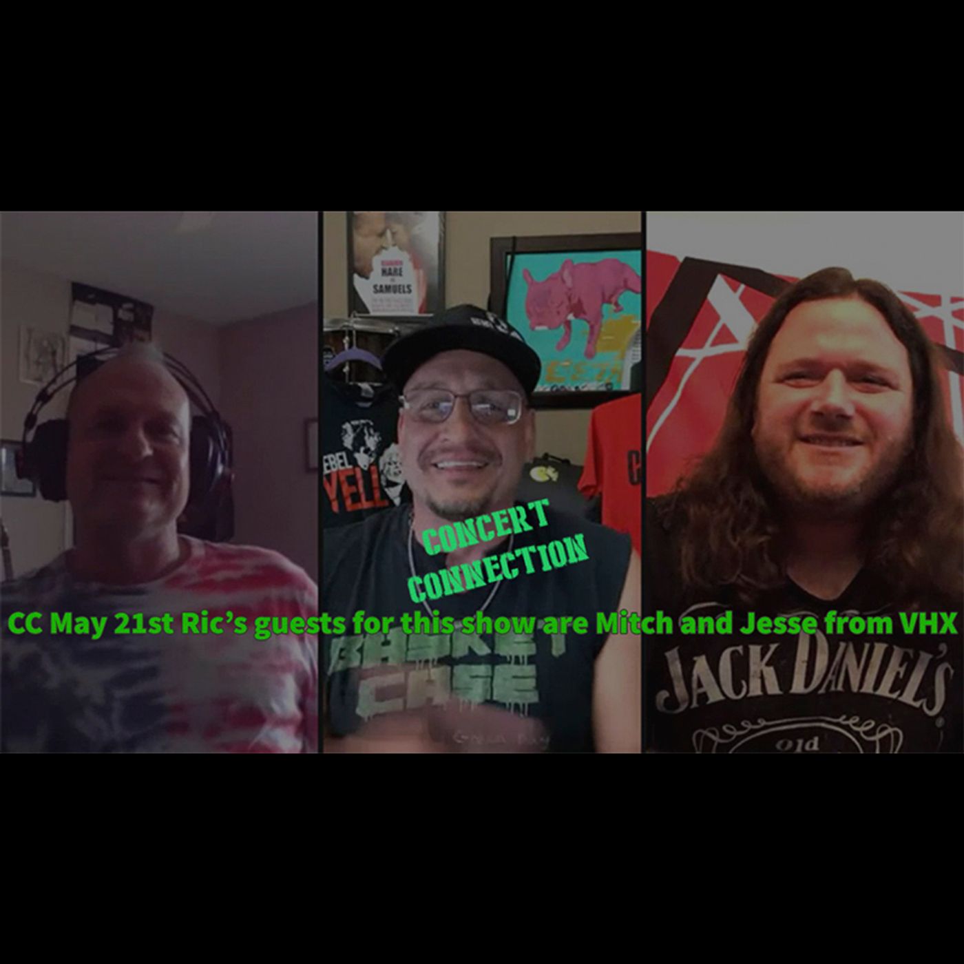 CC hosted by Ric Hare May 21 2020 interview with Mitch and Jesse from VHX / The Van Halen Experience episode artwork