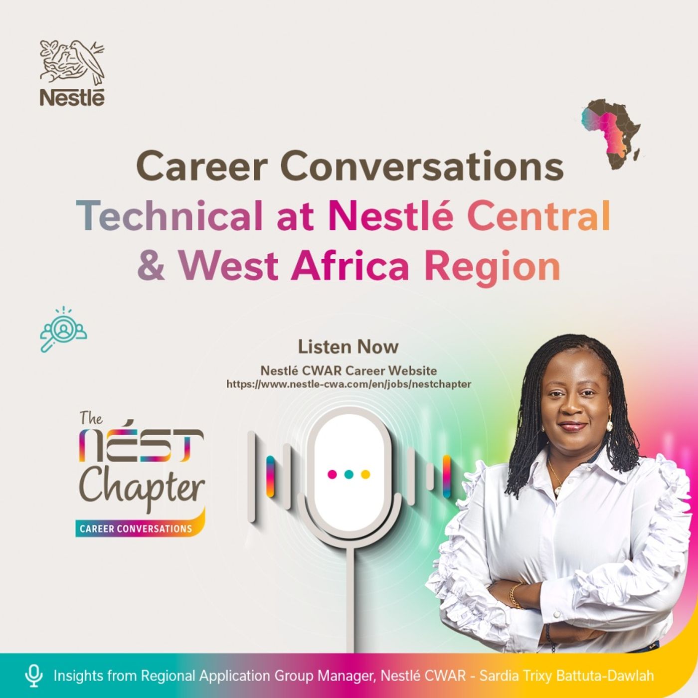 Career Conversations with Regional Application Group Manager, Nestlé Central West & Africa Region episode artwork