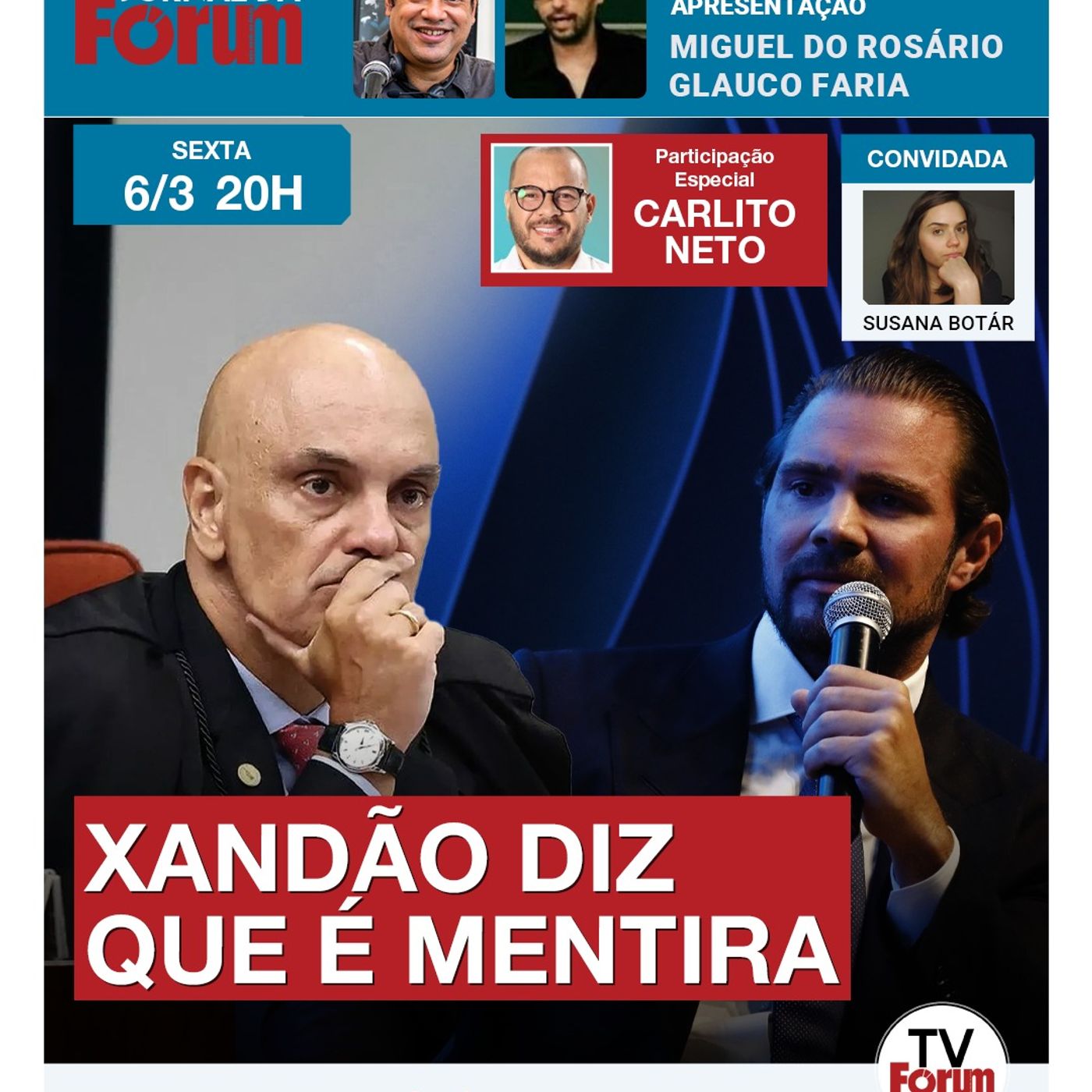 Alexandre de Moraes acusa mídia de manipular mensagens de Vorcaro | Chupeta Air na berlinda | 6.3.26 episode artwork
