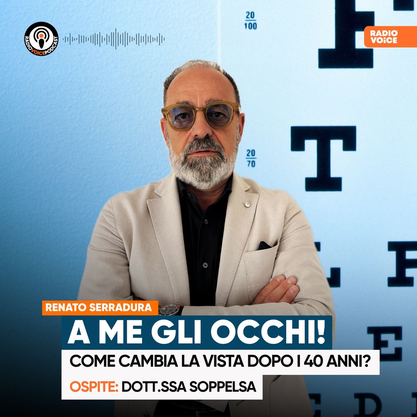 A me gli occhi! - Come cambia la vista dopo i 40 anni (Ospite Dott.ssa Soppelsa) episode artwork