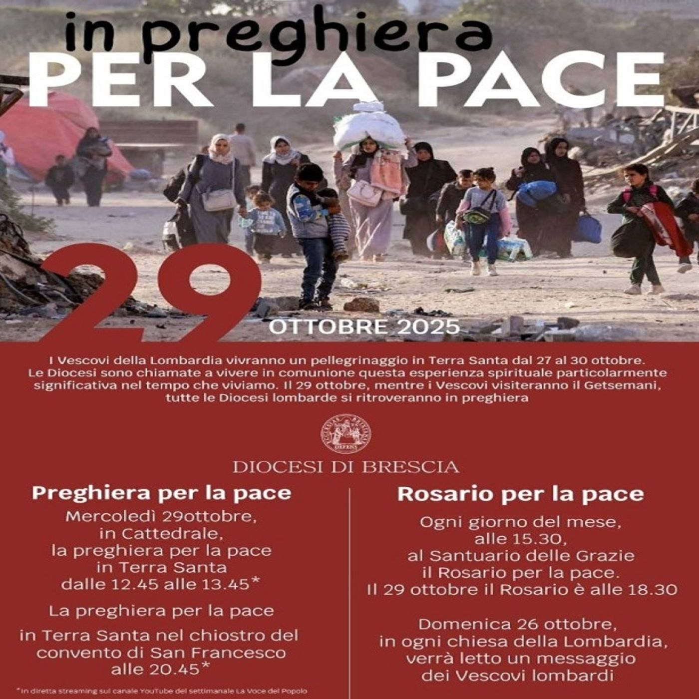 La Chiesa bresciana in preghiera per la pace: intervista a don Gianmaria Frusca  -  17 ottobre 2025 episode artwork