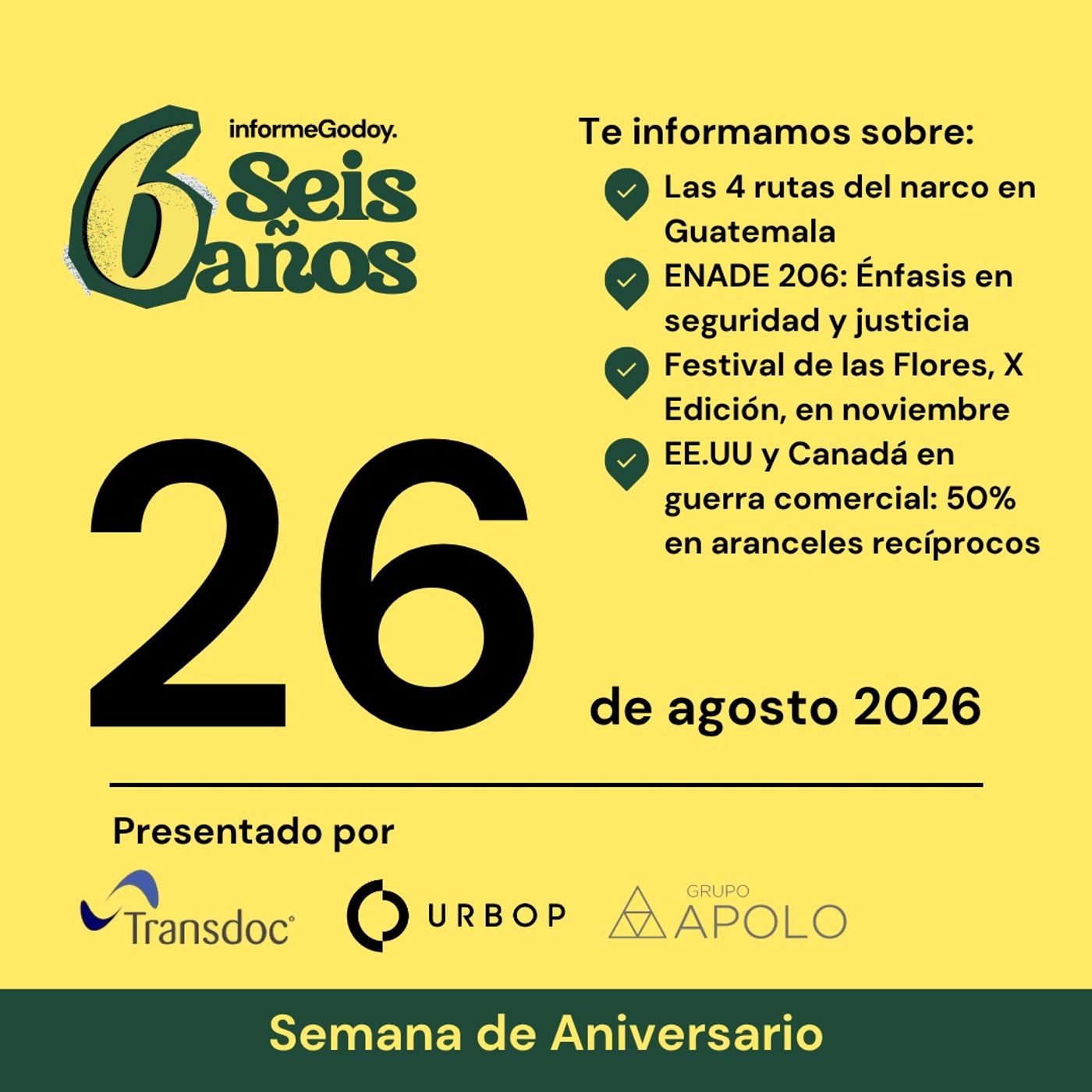 26 de agosto 2026 episode artwork