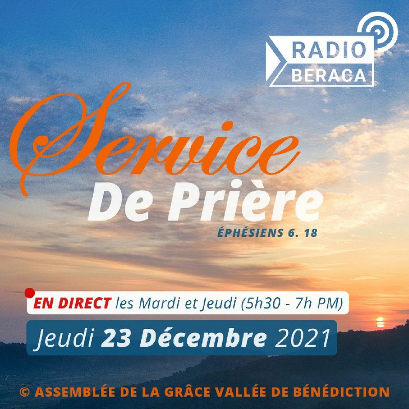 Jeudi 23 déc.- Service de Prière episode artwork