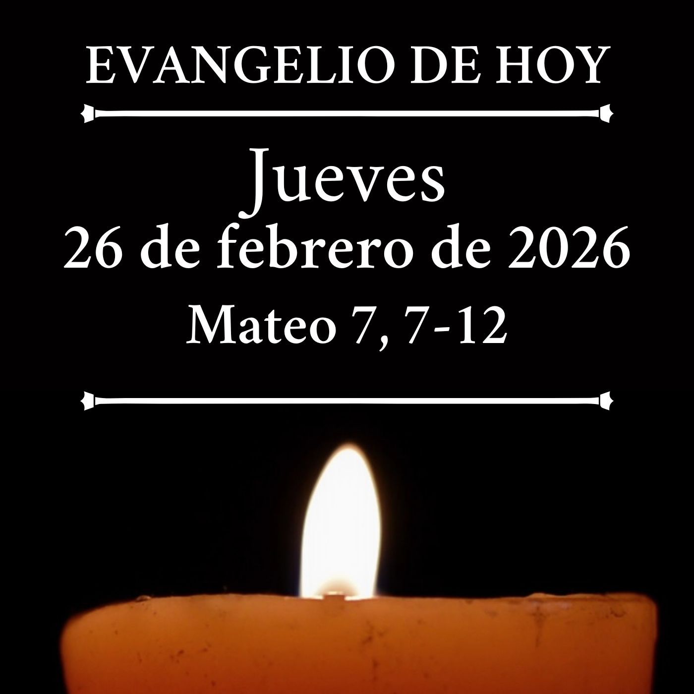 Evangelio del jueves 26 febrero de 2026 - Pedid y se os dará episode artwork