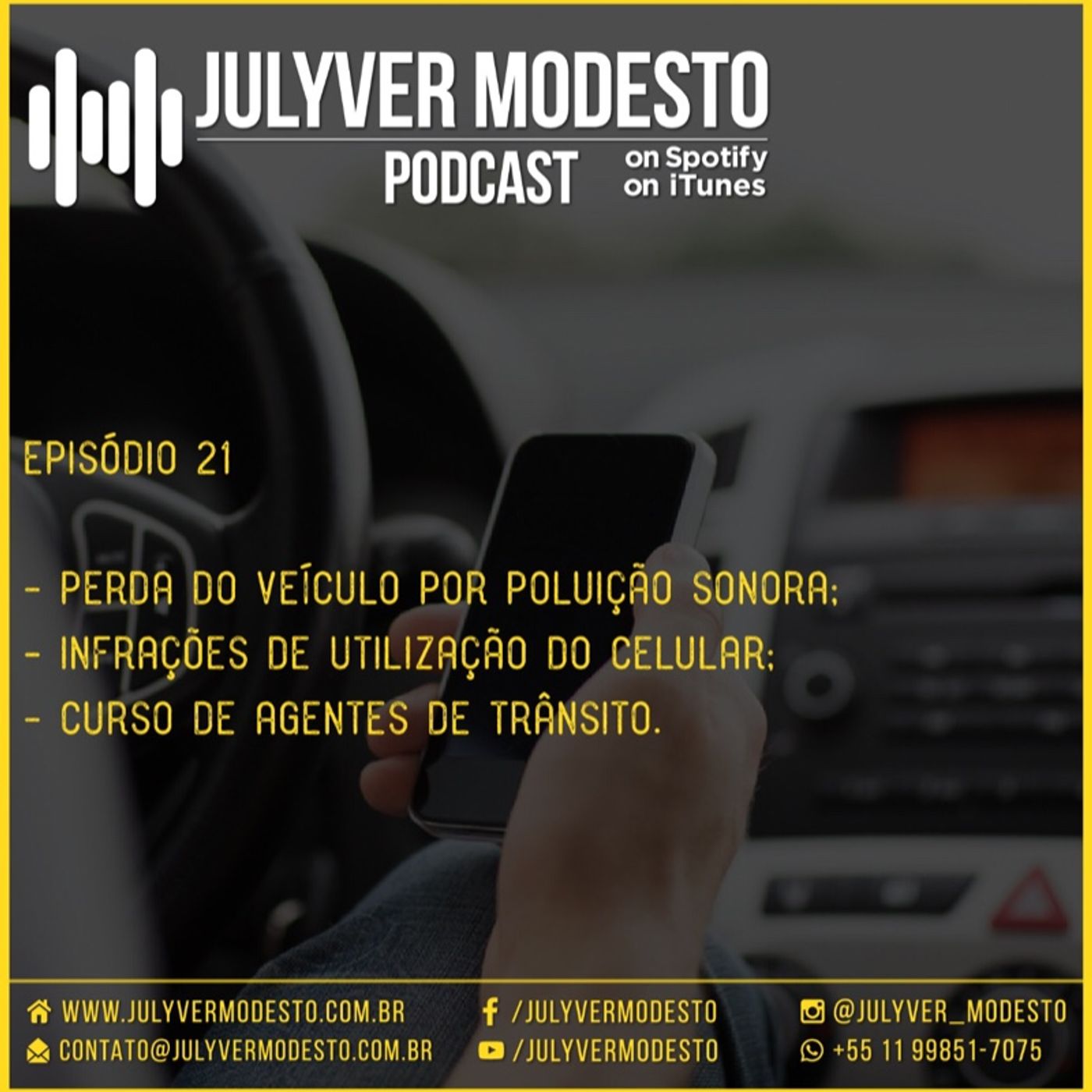 Trânsito, por Julyver Modesto