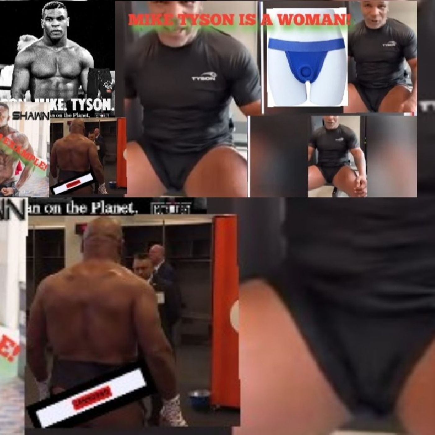 P.1/ MIKE TYSON IS FEMALE! THE VERGINA HAS BEEN EXPOSED!