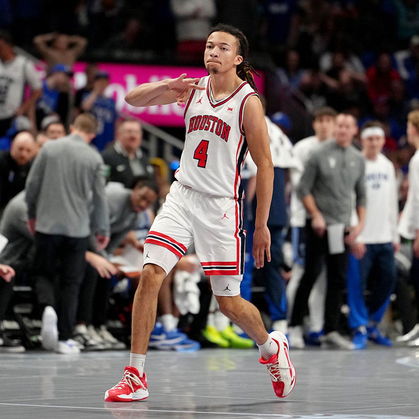 Joseph Duarte Talks UH Basketball at Big 12 Tournament