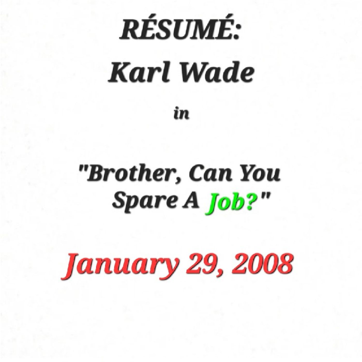 Brother, Can You Spare A Job? (2008) Ep. 3 episode artwork