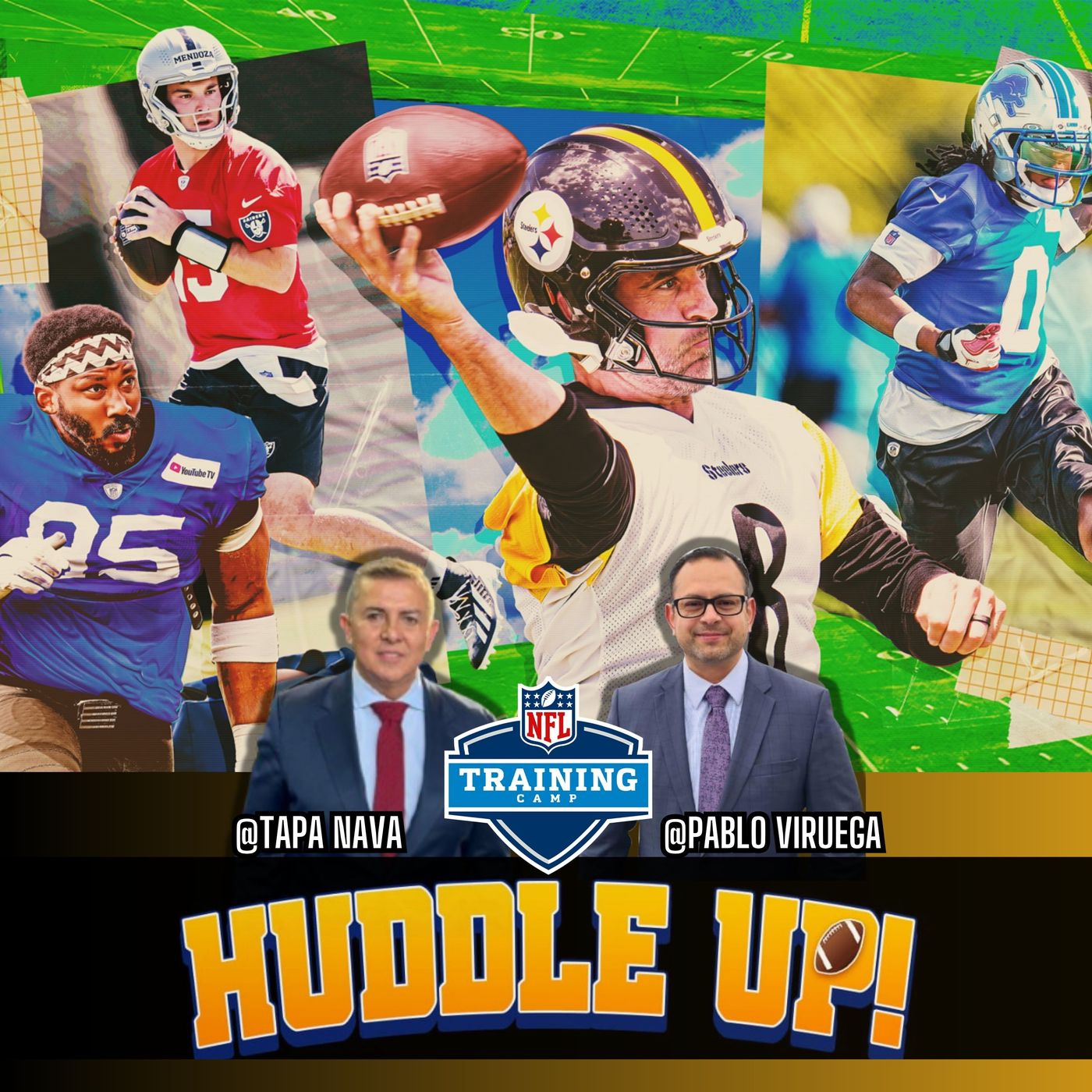 #HuddleUP Estamos de regreso NFL Training Camp @TapaNava @PabloViruega