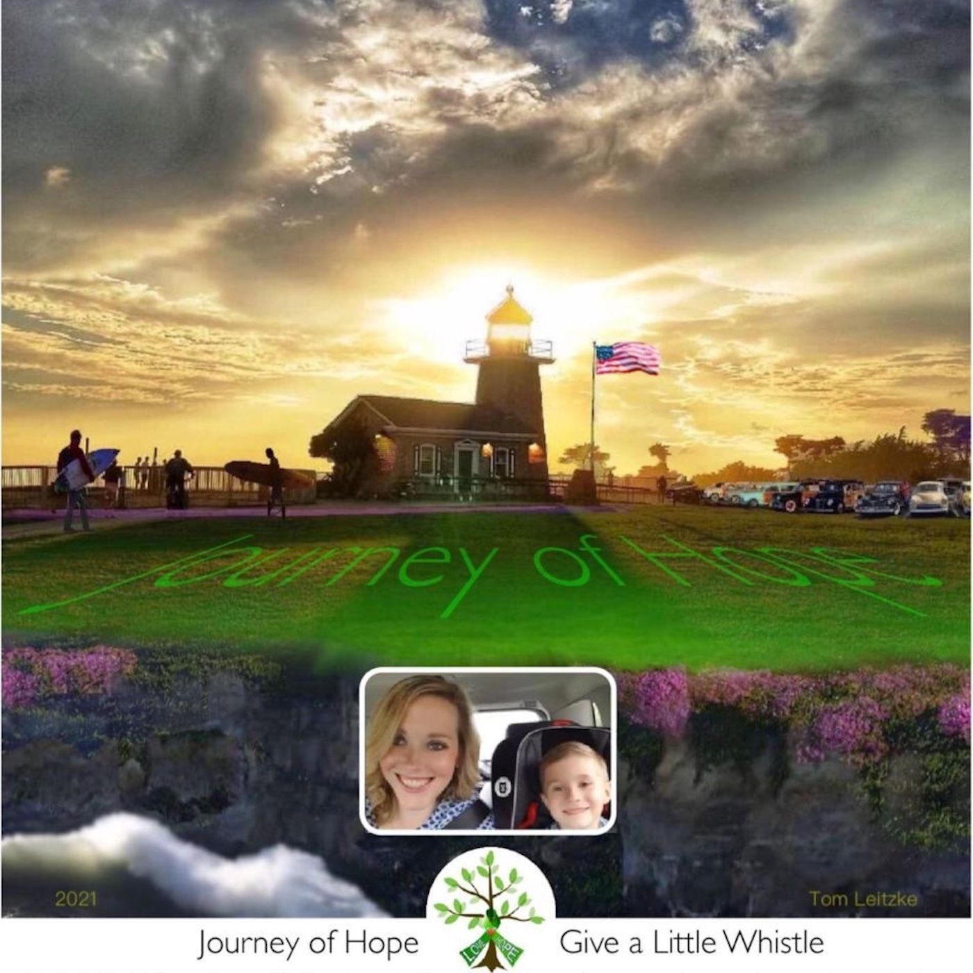 Journey of Hope-Finale: From the Cloud, Riding with Sarah - 7:3:21, 3.06 PM