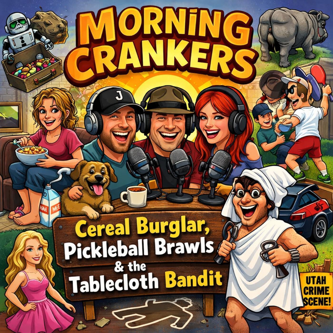 Morning Crankers: Comedy - News & Outrageous Real-Life Stories