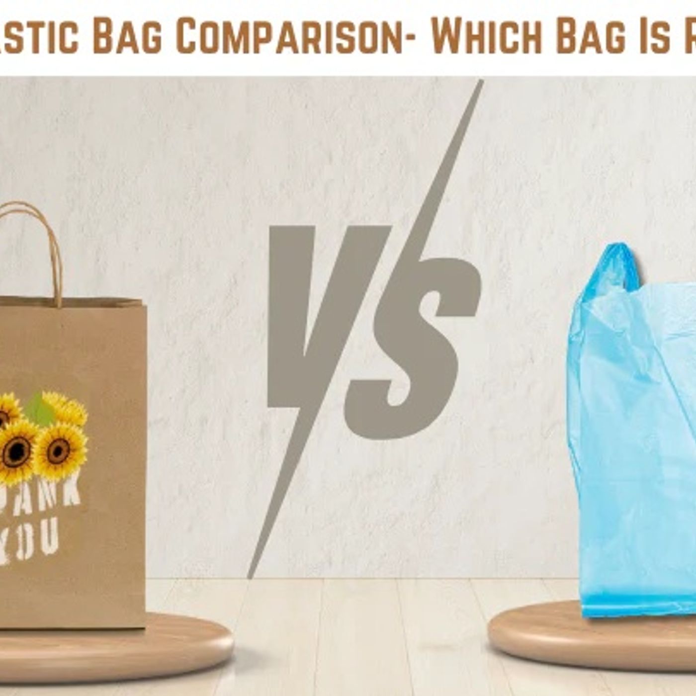 Plastic vs Kraft Paper Bags Comparison- Which Bag Is Right for You