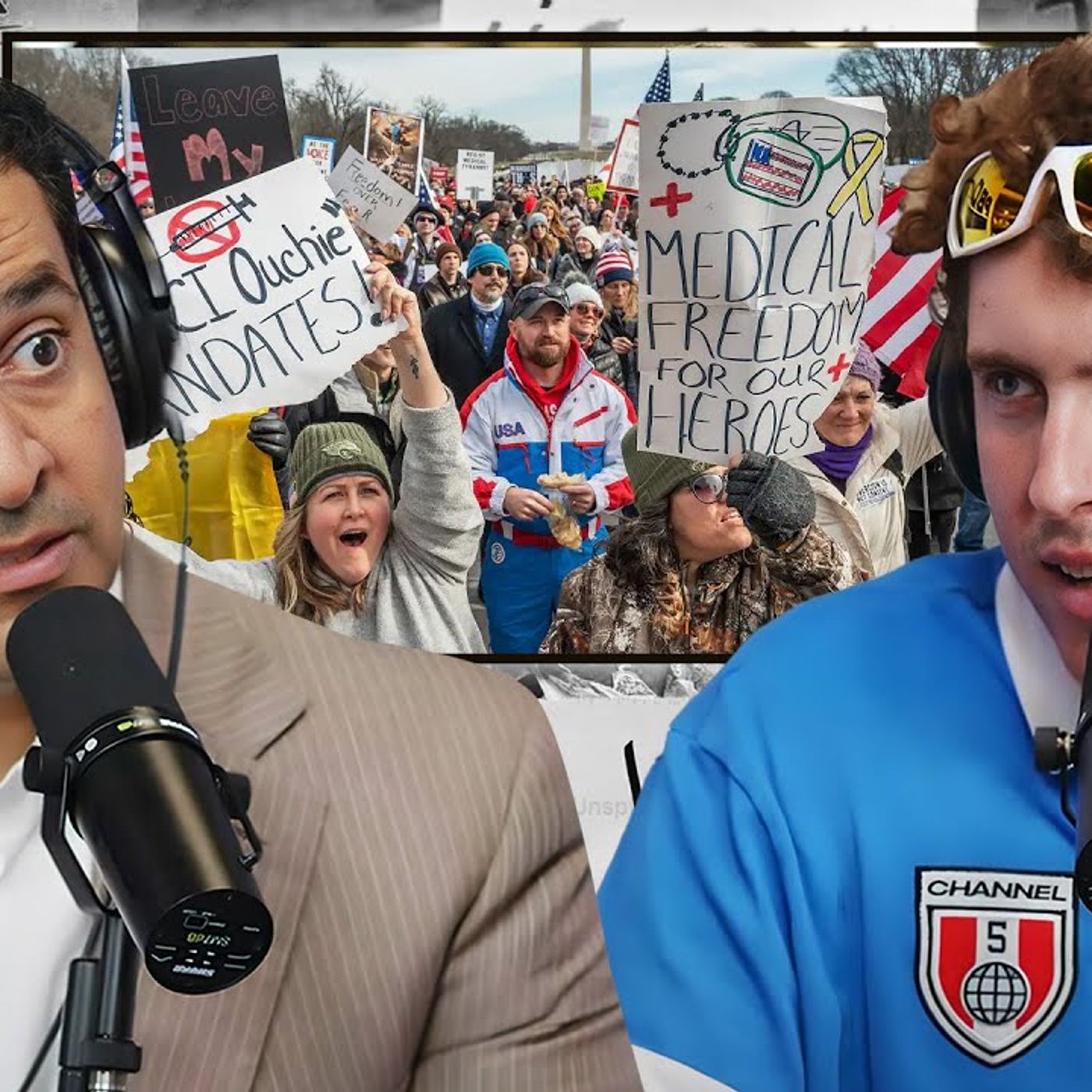 "Cough In My Face!" - Andrew Callaghan's INSANE Coverage Of California's Anti-Vax CHAOS