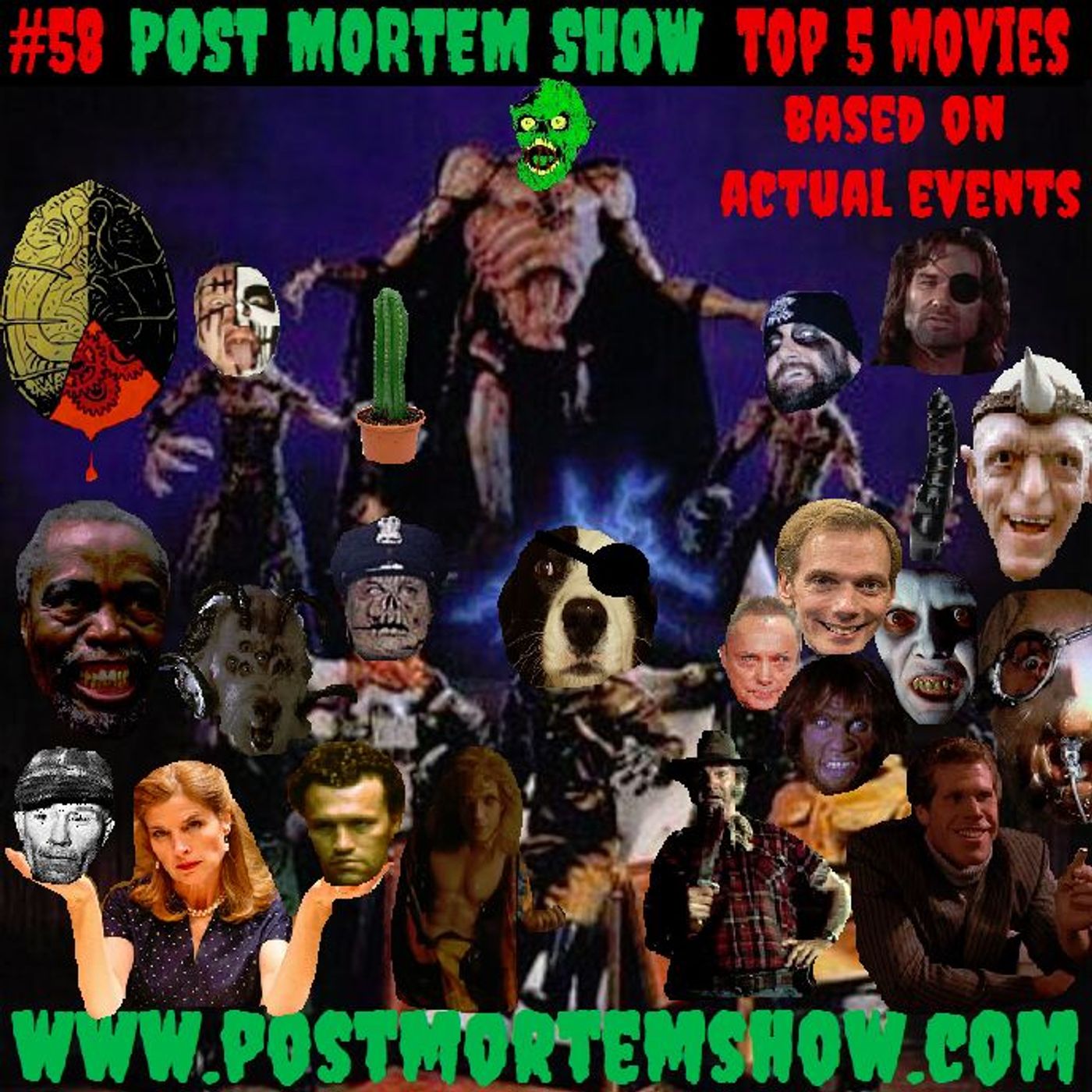e058 - Ouch! My Eye! (Top 5 Horror Movies Based on Actual Events) episode artwork