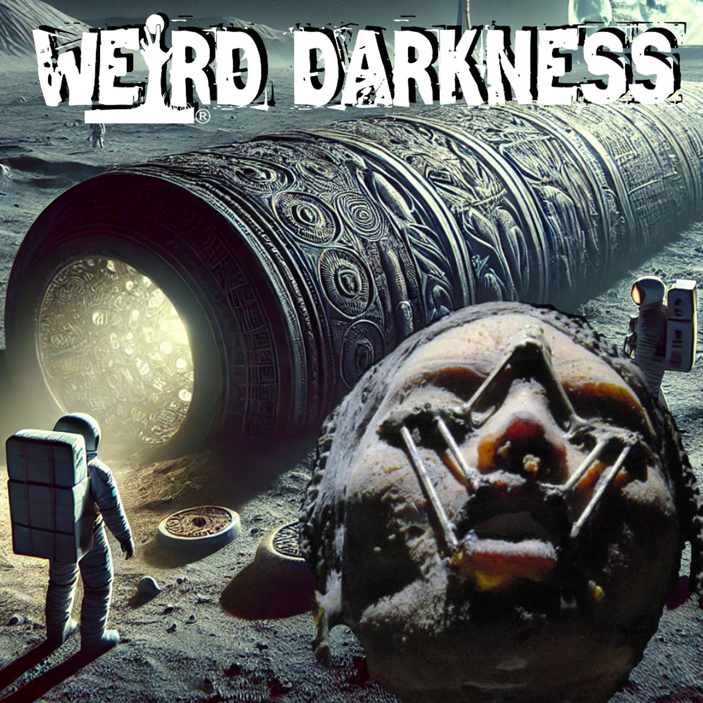 “APOLLO 20 AND CRASHED ALIENS ON THE MOON” + More Disturbing But True Stories! #WeirdDarkness - podcast episode cover