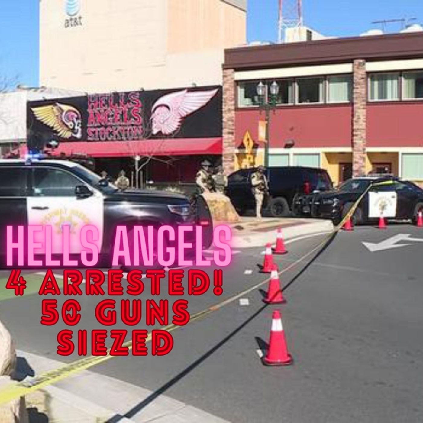 4 arrested, 50 guns seized in Hells Angels Raid - Stockton, Turlock