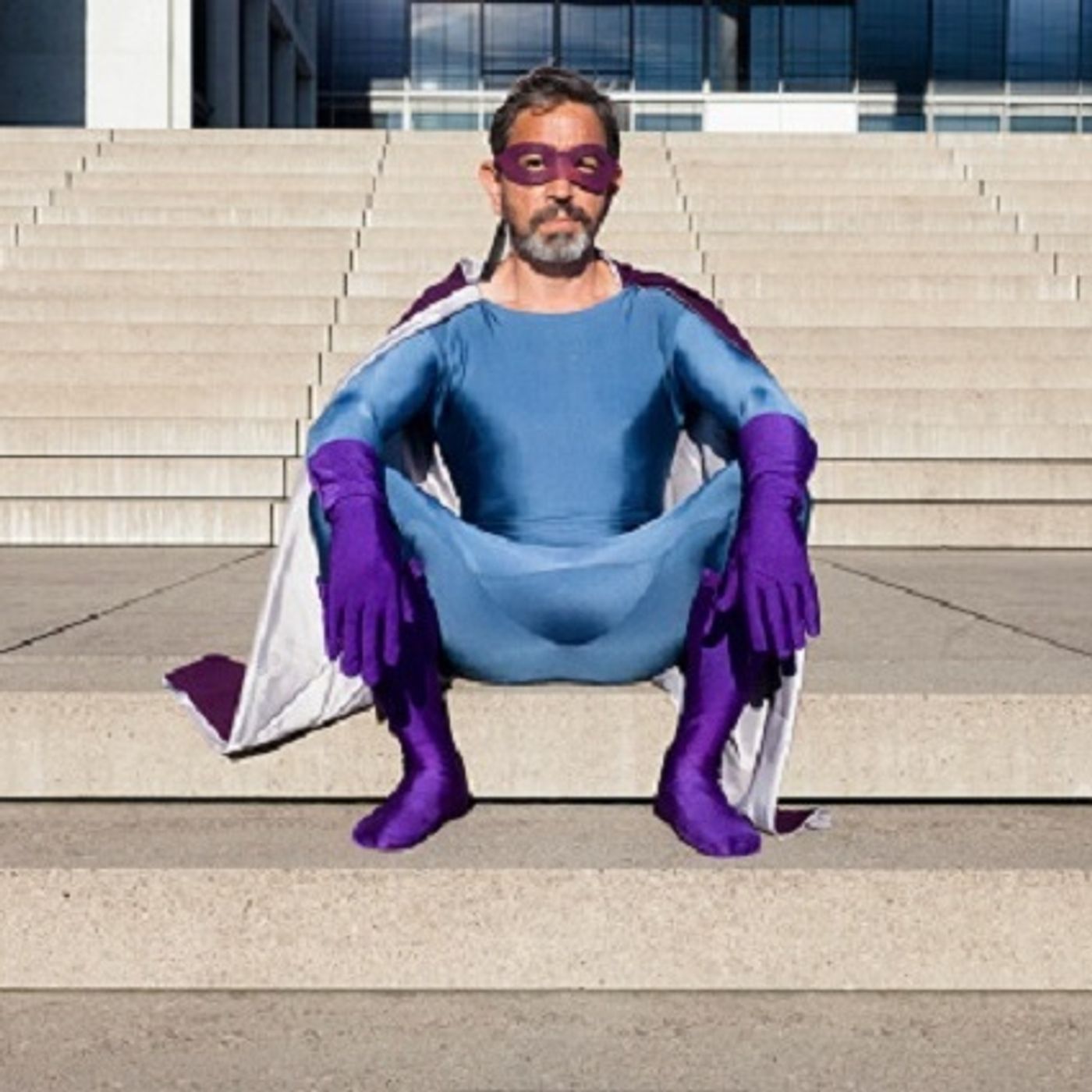 Smile File: Super Hero Dads Welcome Students Daily