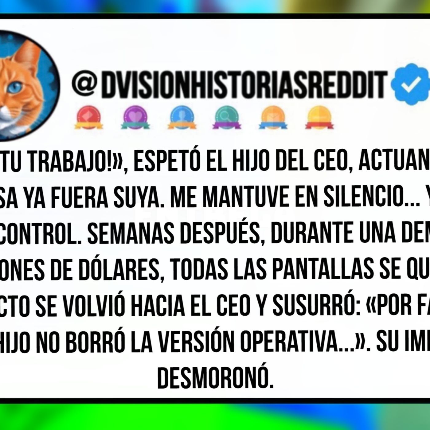«¡entrega Tu Trabajo!», Espetó El Hijo Del CEO, Actuando Como Si La Empresa Ya Fuera Suya....