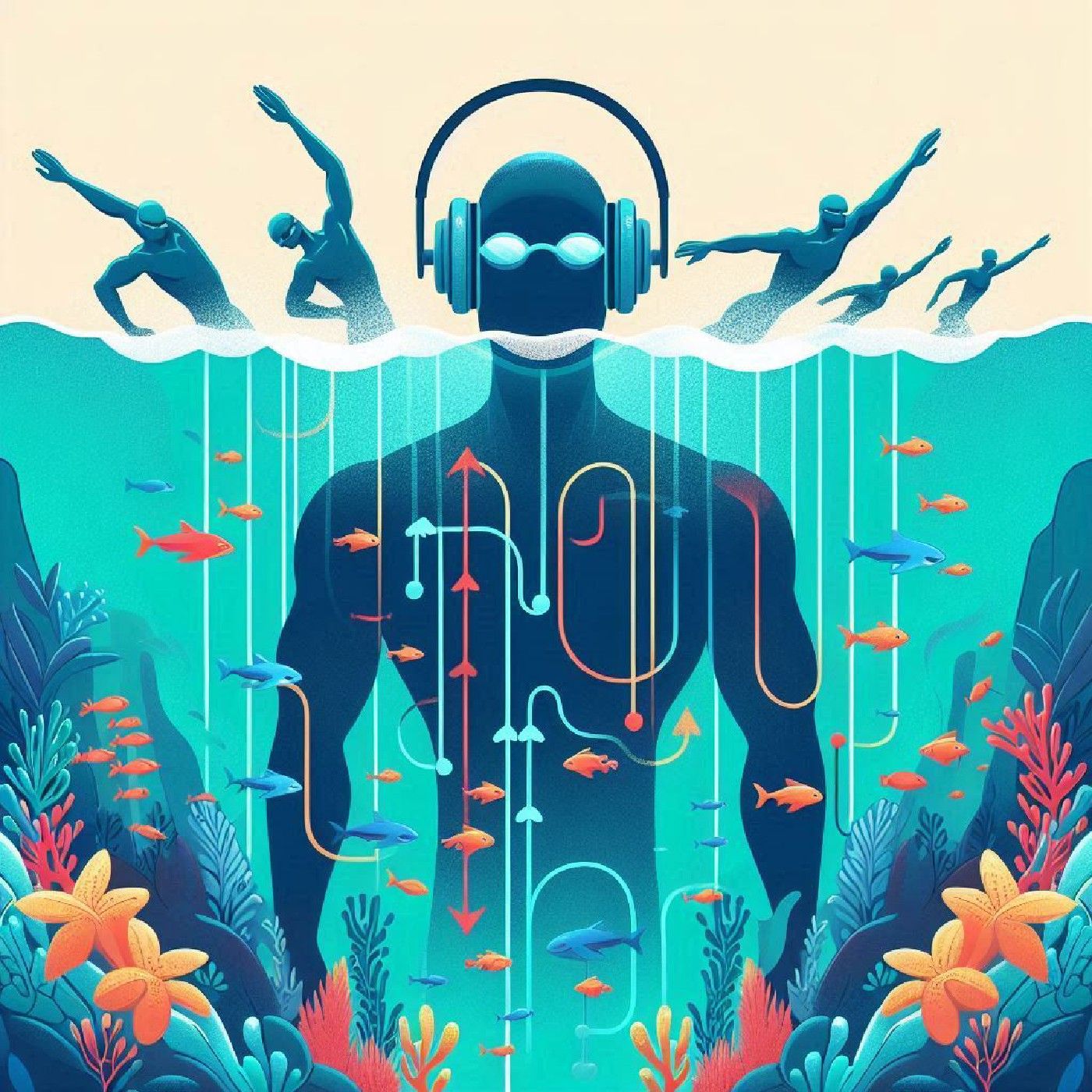 Más allá de la natación podcast artwork