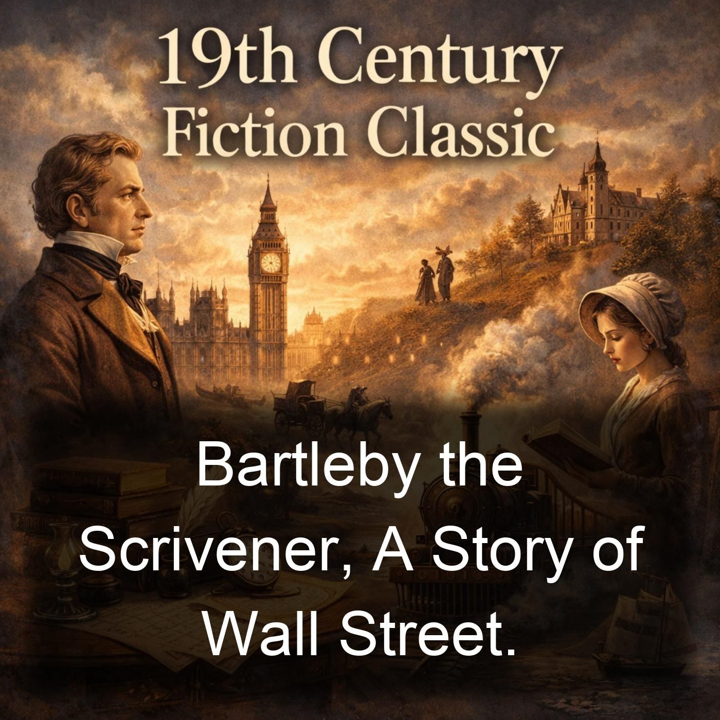 Bartleby the Scrivener, A Story of Wall Street. cover art