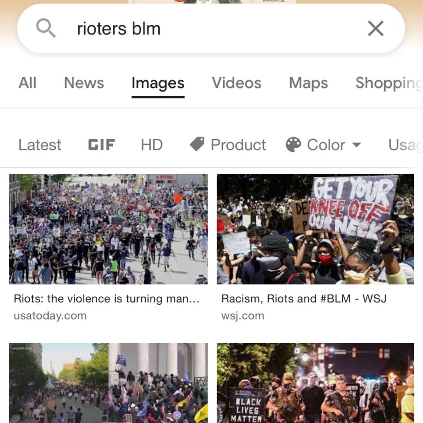 To The Next Republican President: When they riot, give the rioters, Left or Right the full force our military because they are terrorists episode artwork