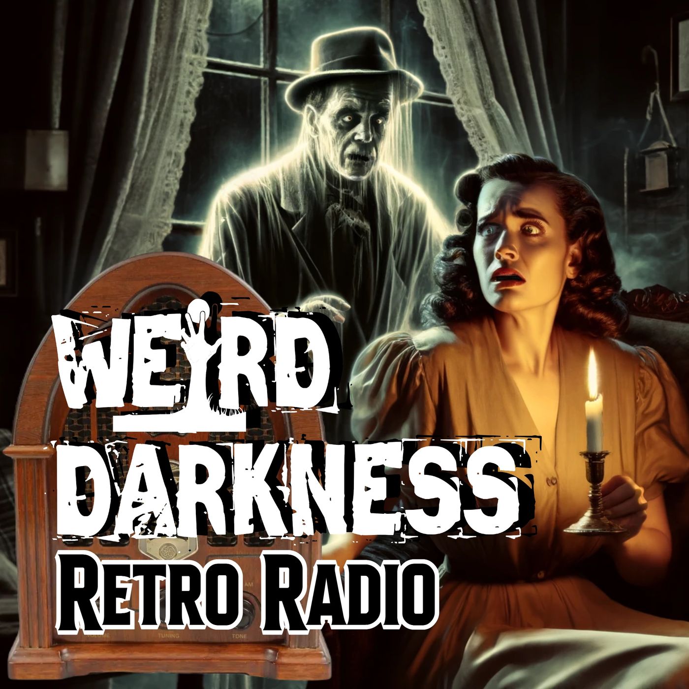 She is HAUNTED By His GHOST to Avenge His MURDER: #RetroRadio Stories! EP0306 #WeirdDarkness - podcast episode cover