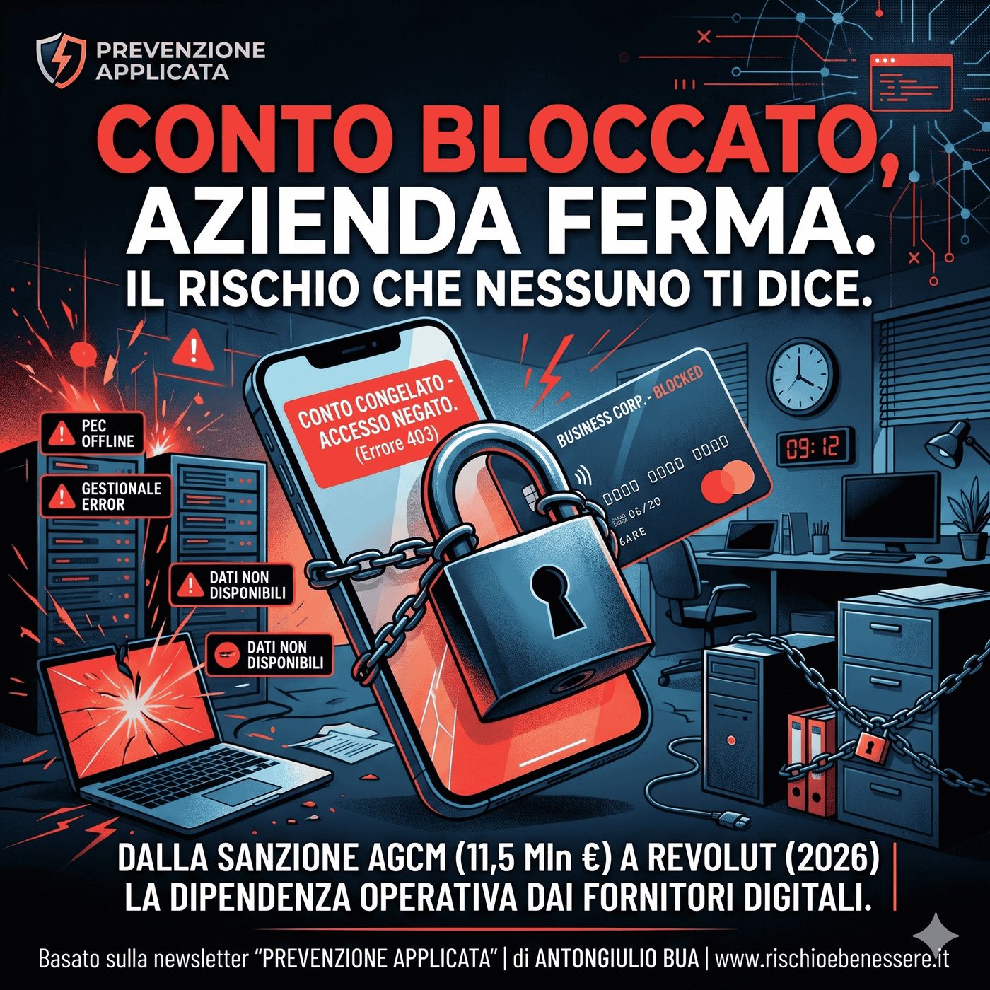 Conto bloccato, azienda ferma: il rischio che nessuno ti dice episode artwork