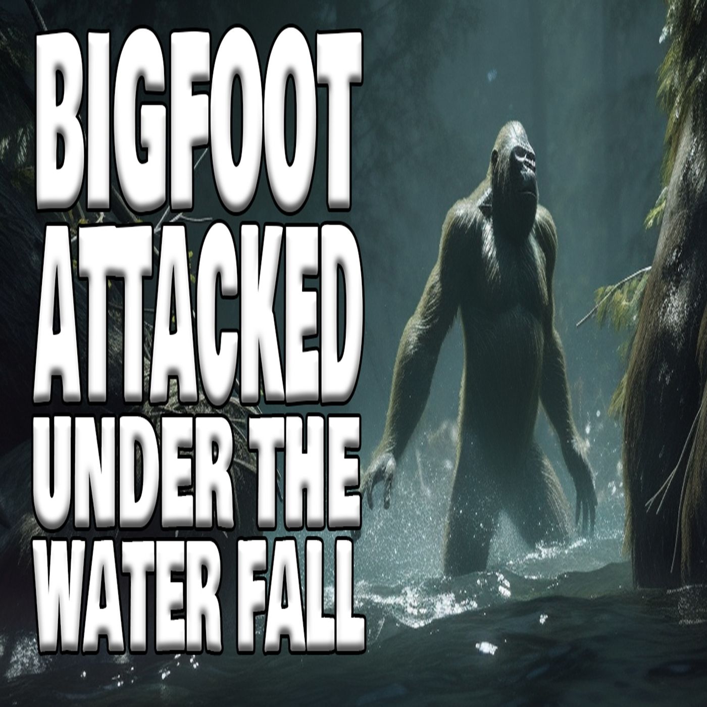 Bigfoot Attacked Him Under the Water Fall