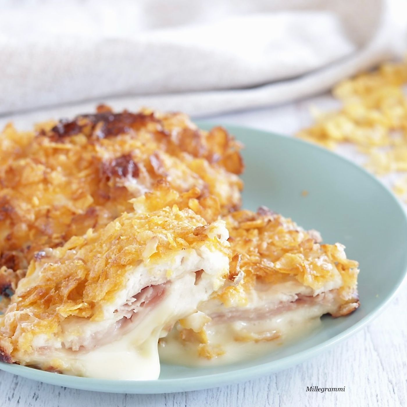 Cordon bleu con corn flakes, croccanti anche in friggitrice ad aria episode artwork