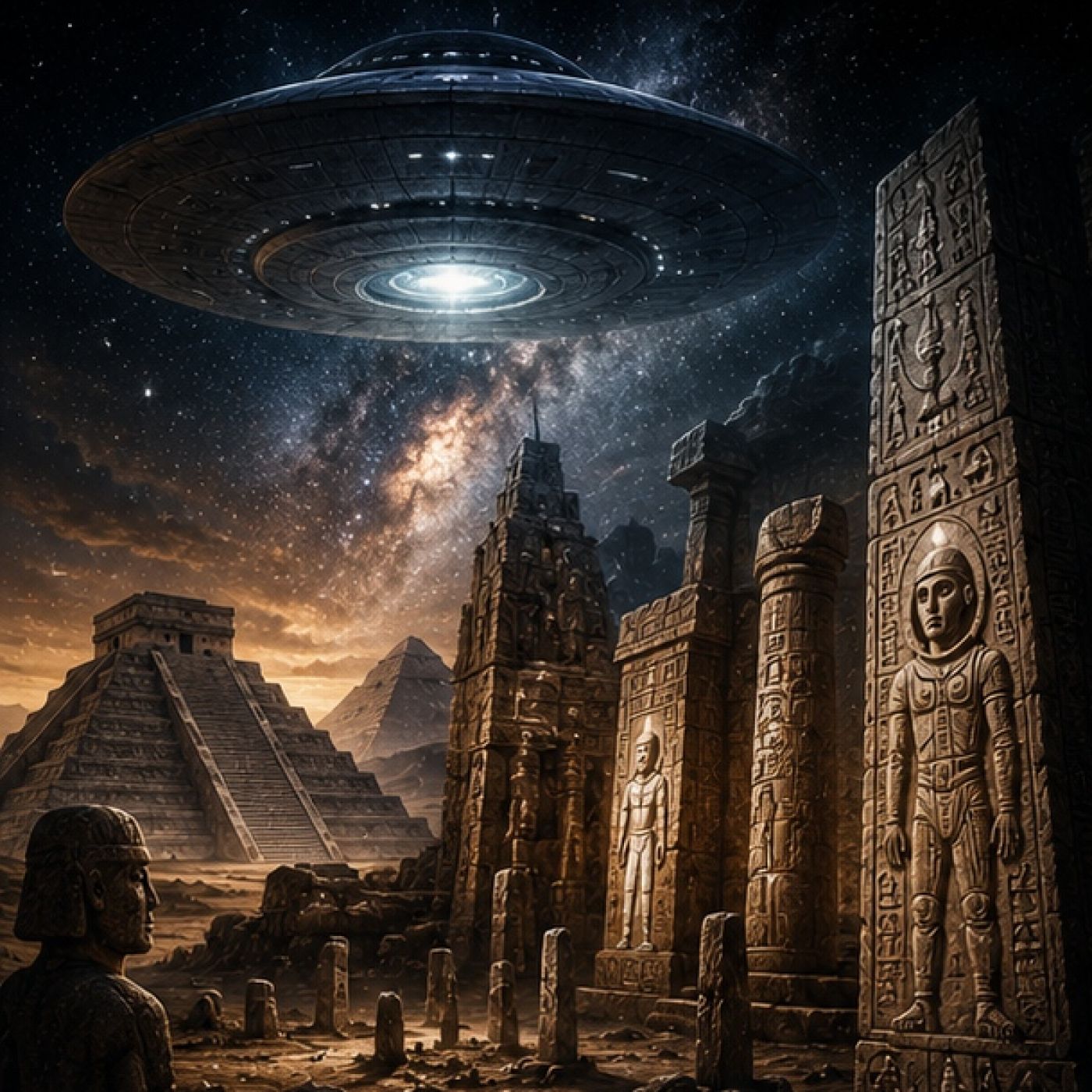 Voces del Misterio EXPRESS: Las huellas de los dioses astronautas, el misterio que desafía la Historia episode artwork