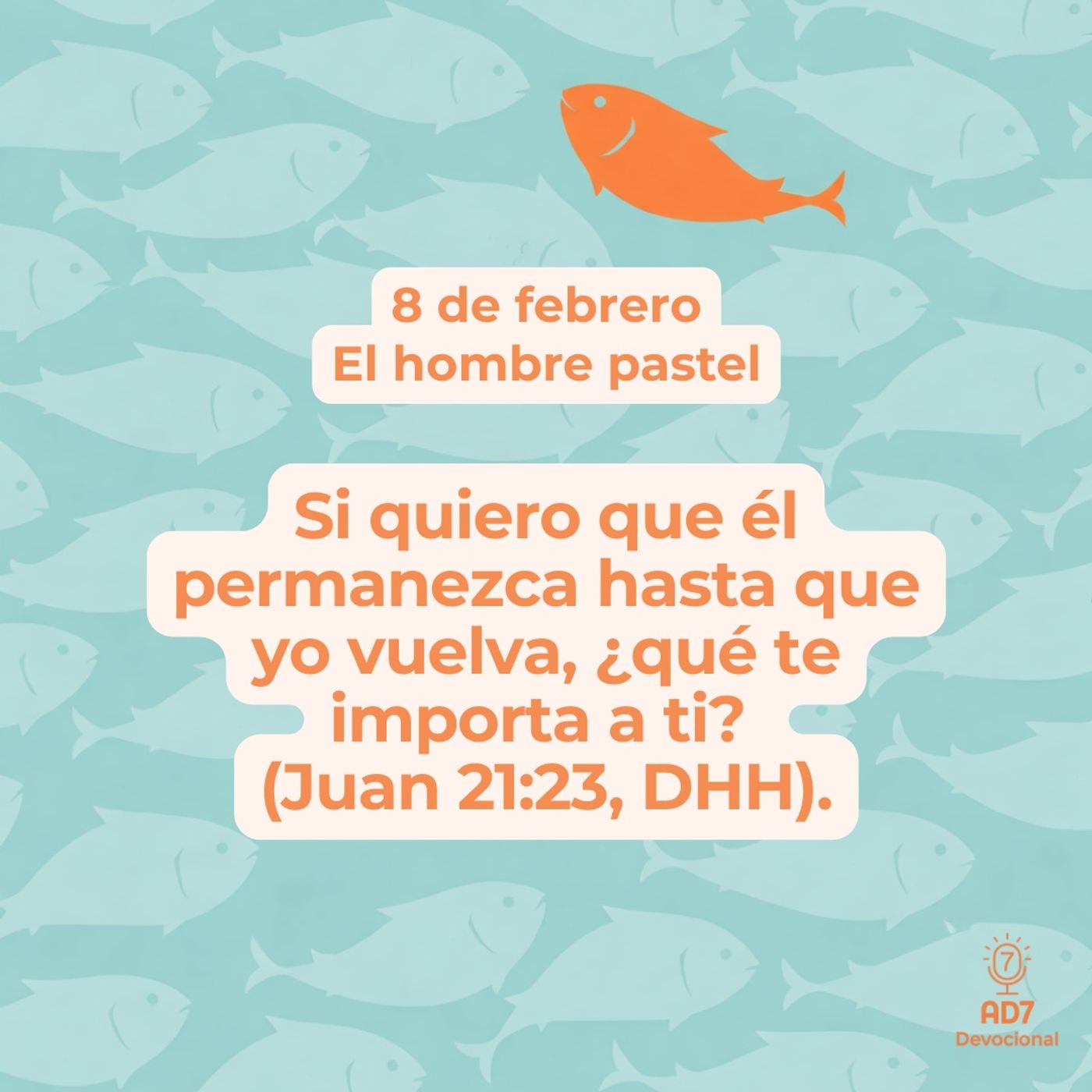 El hombre pastel ~ Devocional de Jóvenes ~ 8 de febrero 2026 El hombre pastel ~ Devocional de Jóvenes ~ 8 de febrero 2026