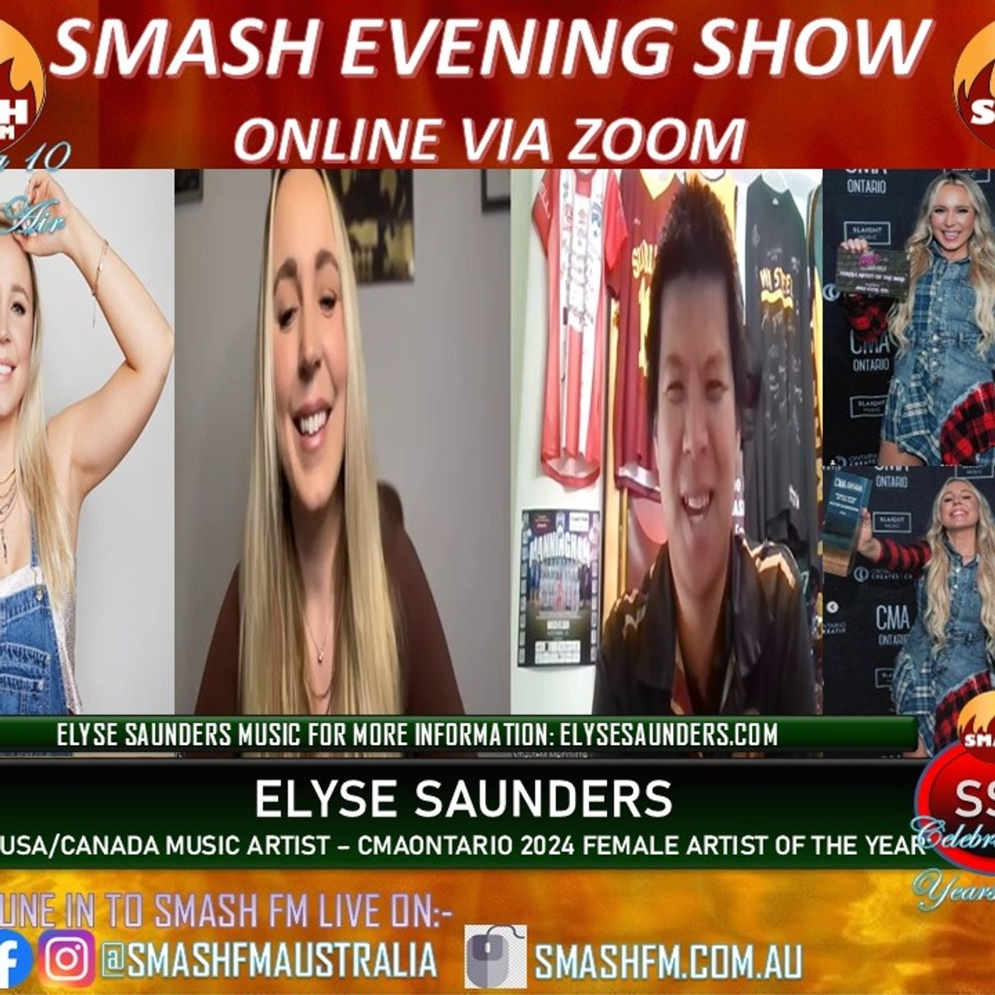 SSS10THYR: Elyse Saunders Music Interviews 211124