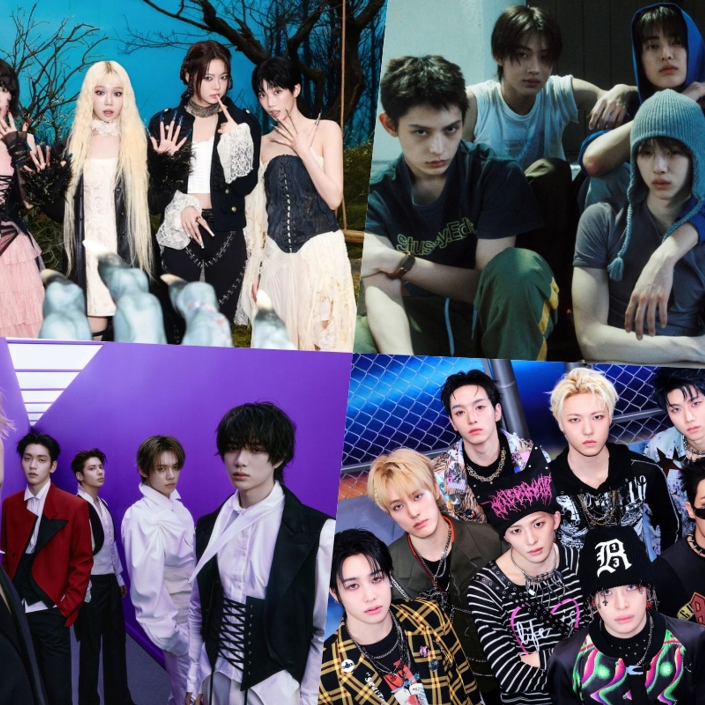 LE SSERAFIM, CORTIS, TXT, xikers, ITZY, BTS, ILLIT, ENHYPEN, Stray Kids, And More Sweep Top Spots On Billboard World Albums Chart | Soompi