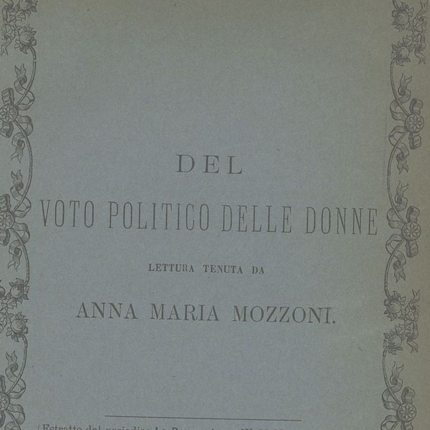 Il voto alle donne