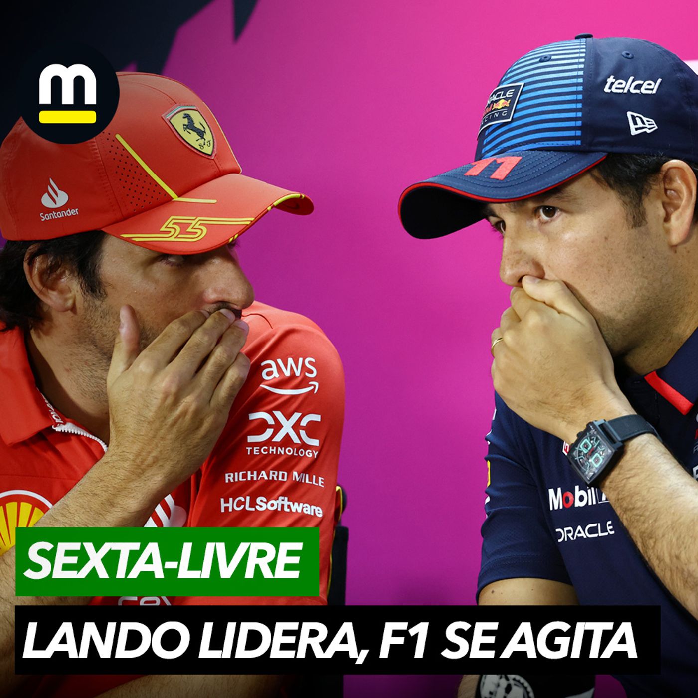 Norris lidera o dia, Verstappen é só 7º! Sainz na Mercedes e Pérez fora da RBR? Mercado agitado... episode artwork