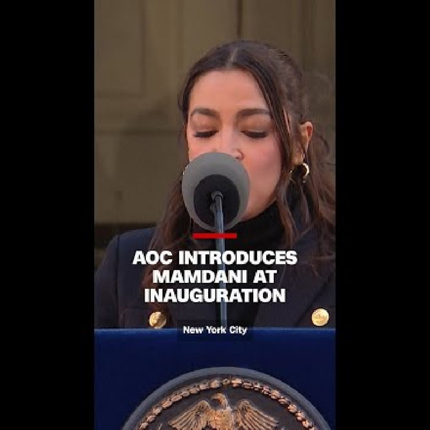 AOC introduces Mamdani at inauguration - CNN. episode artwork