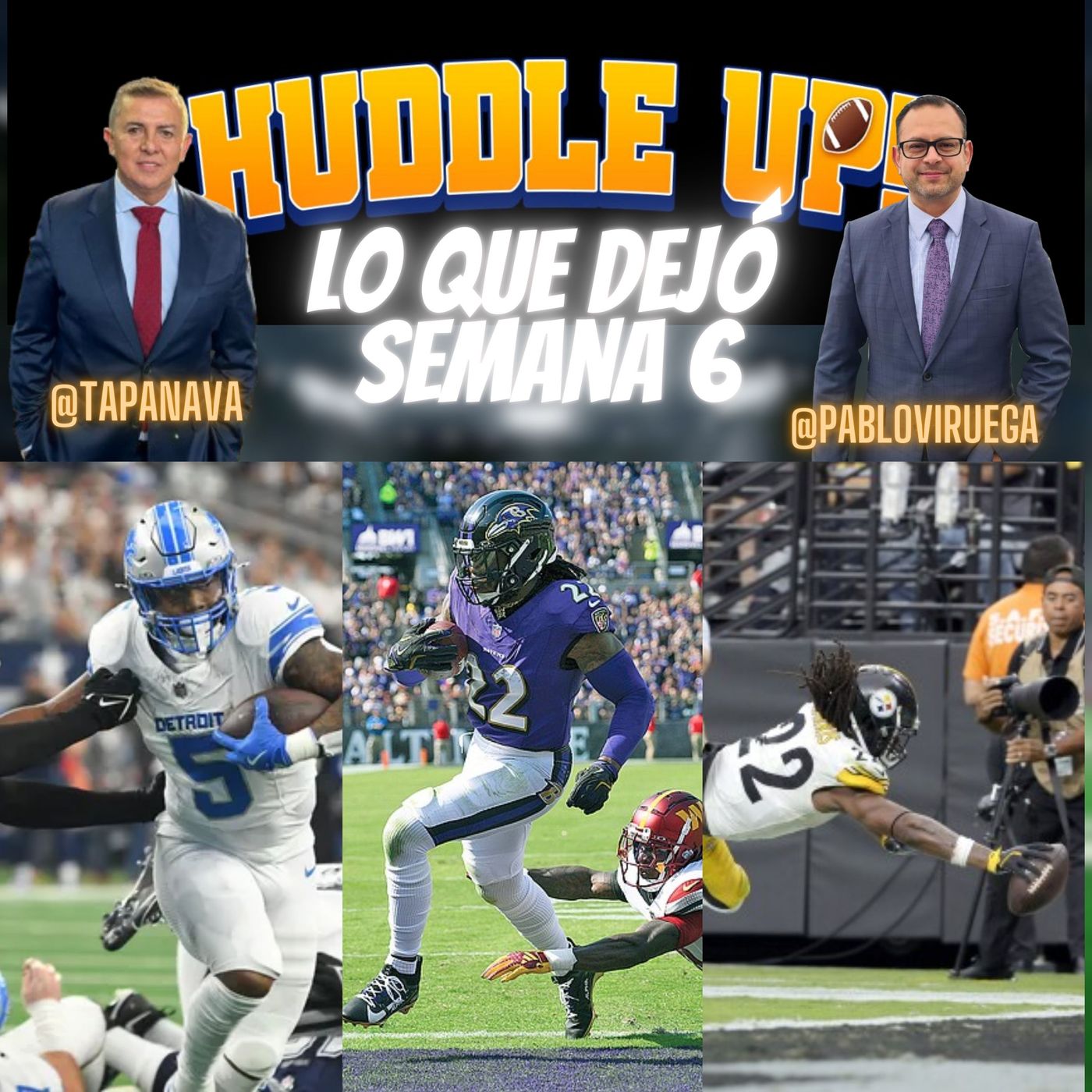 #HuddleUP Lo que dejó Semana 6 #NFL / @TapaNava & @PabloViruega