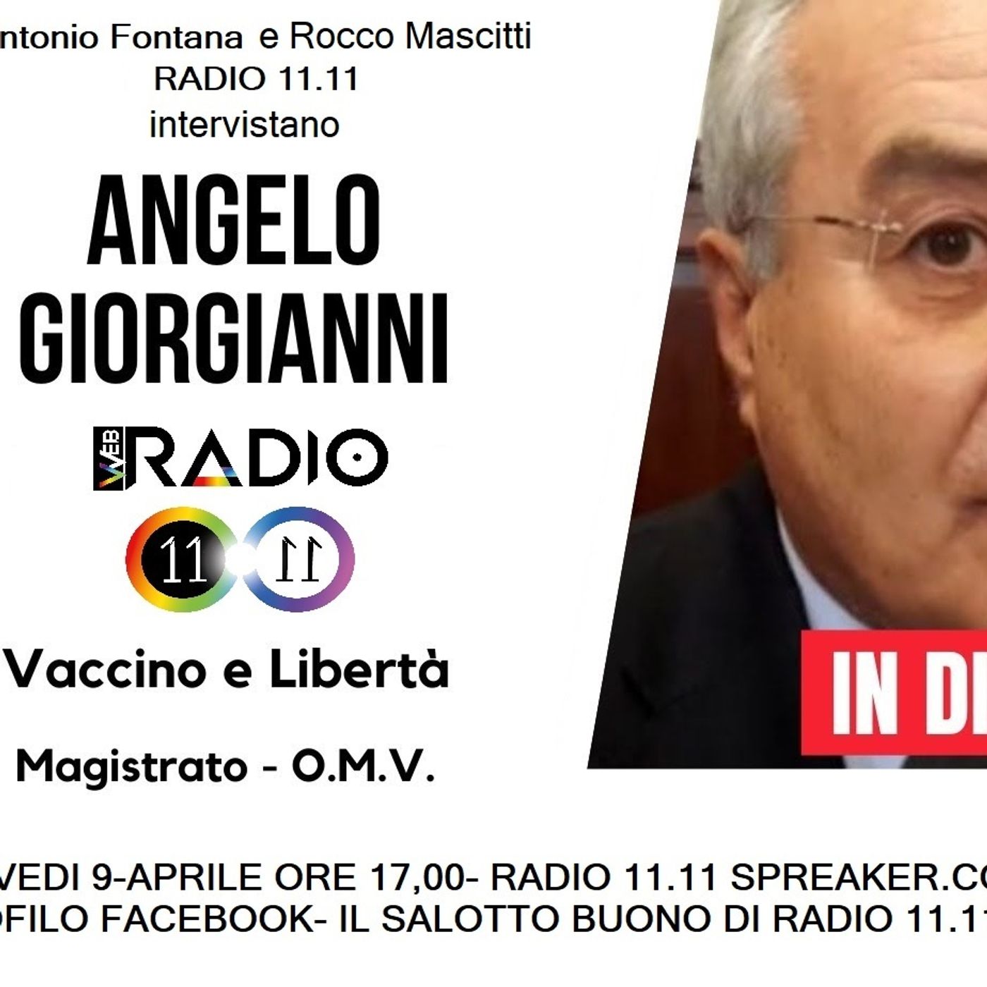APPUNTAMENTO IN VIDEO E RADIO CON IL GIUDICE ANGELO GIORGIANNI - ASS. ERETICO -OMV episode artwork