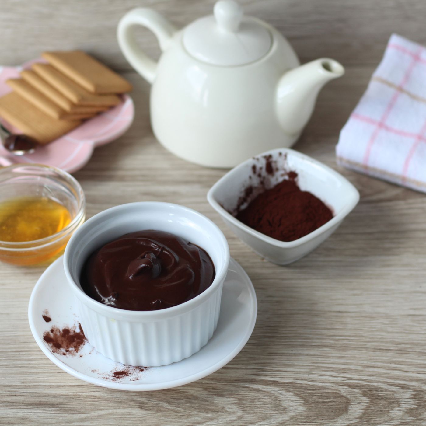 Crema spalmabile al cacao senza cottura