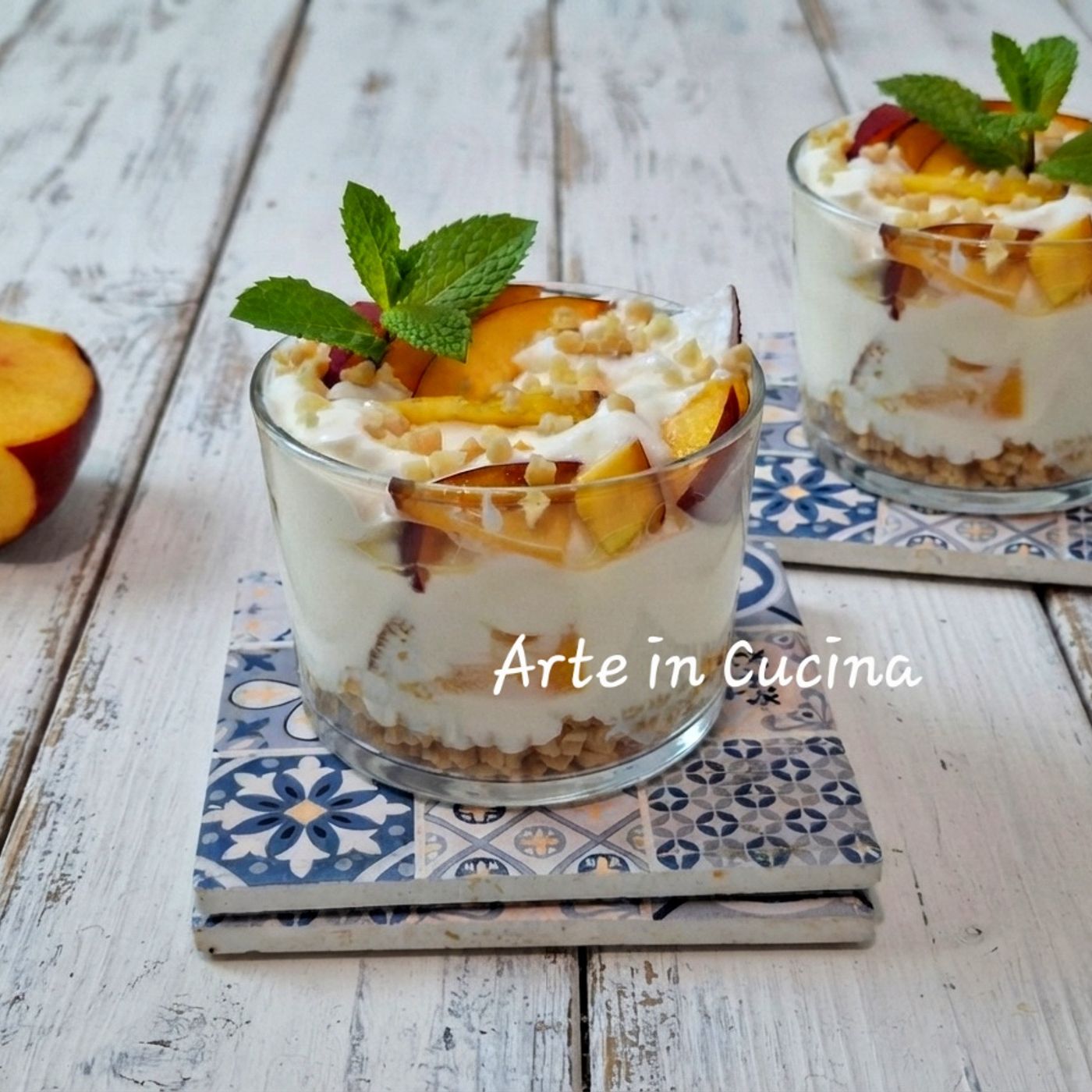 COPPETTE alle PESCHE e yogurt greco