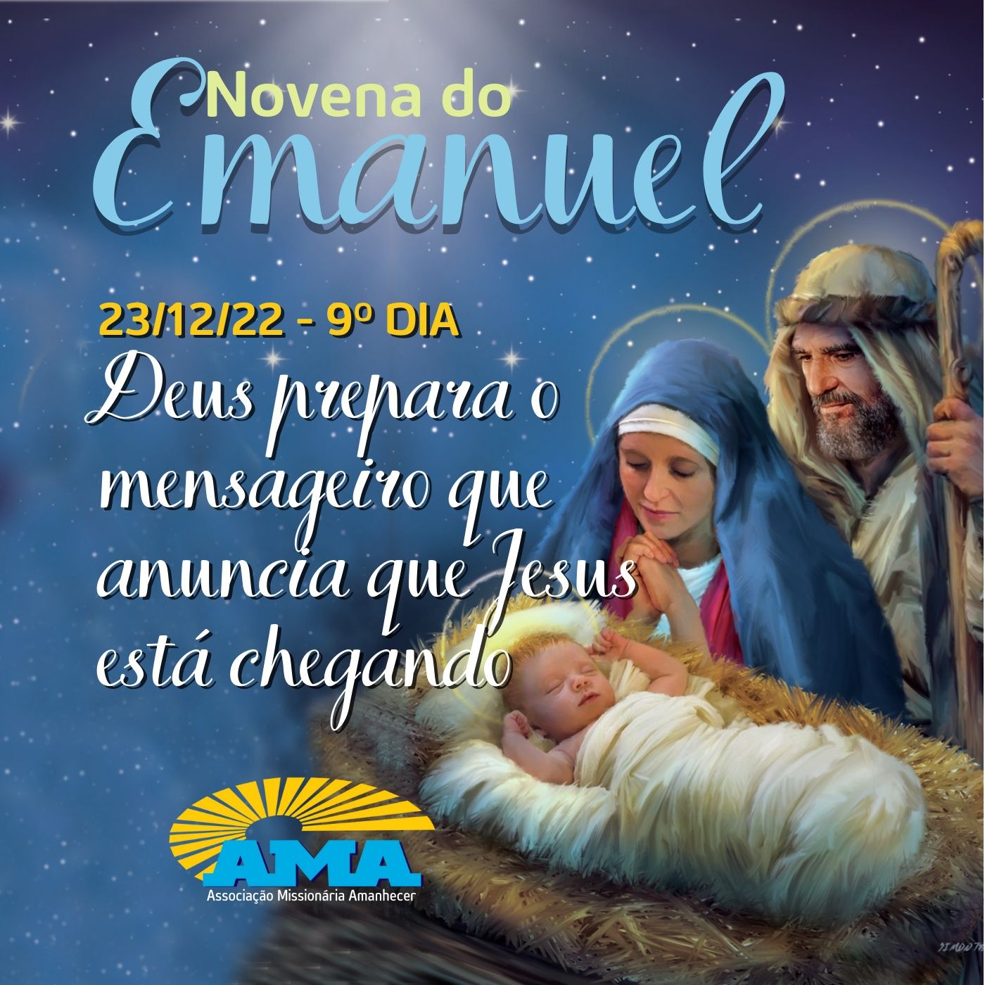 NOVENA DO NATAL 2022 - Novena do Emanuel com o Pe. João Carlos,SDB