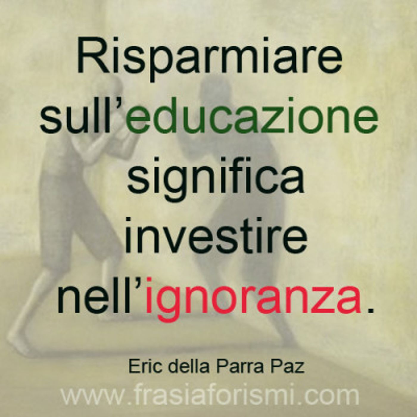 Parliamo di Buona educazione