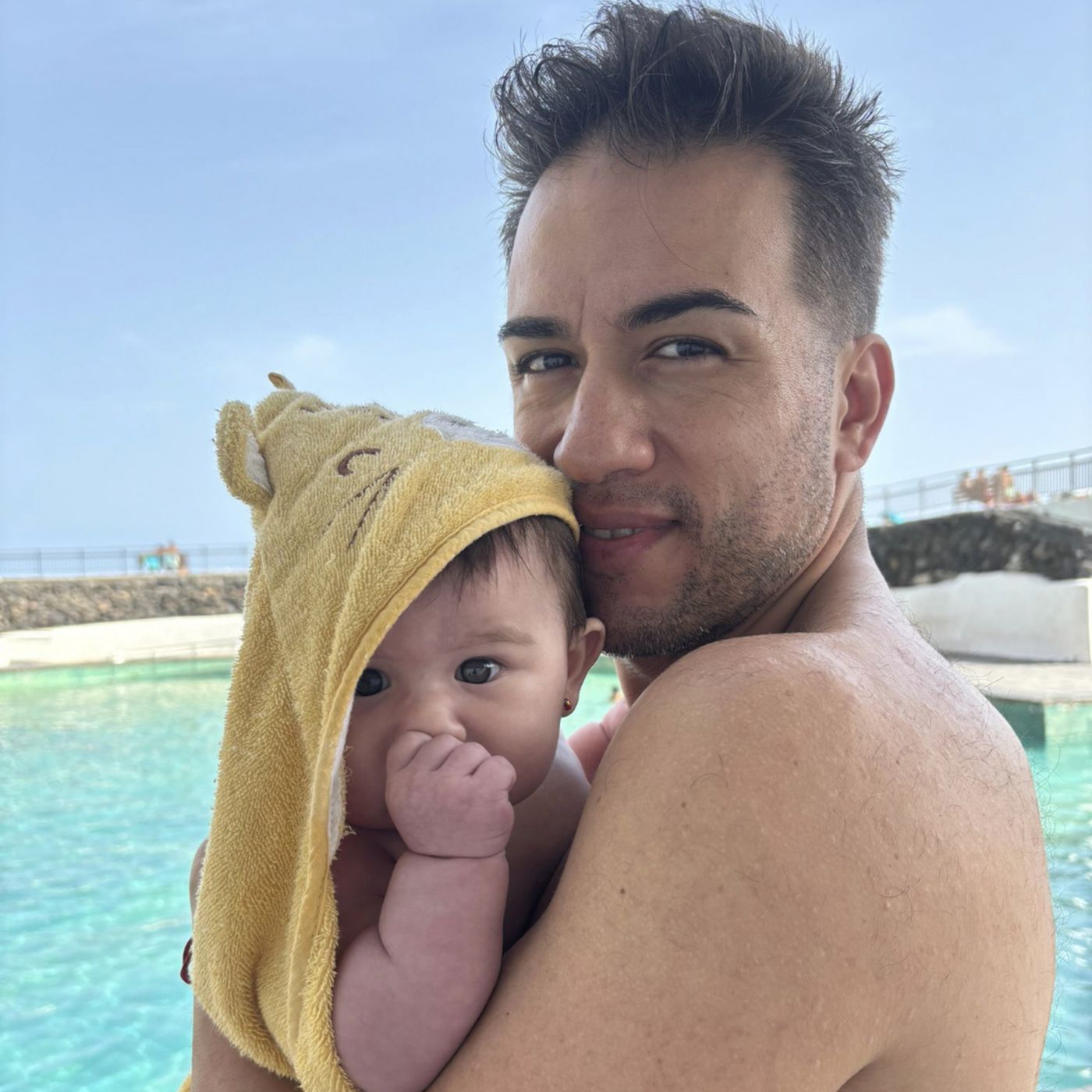 Camila y su papá Cristo