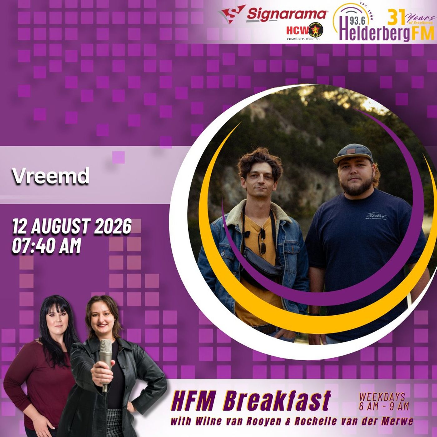 Vreemd On #HFMBreakfast episode artwork