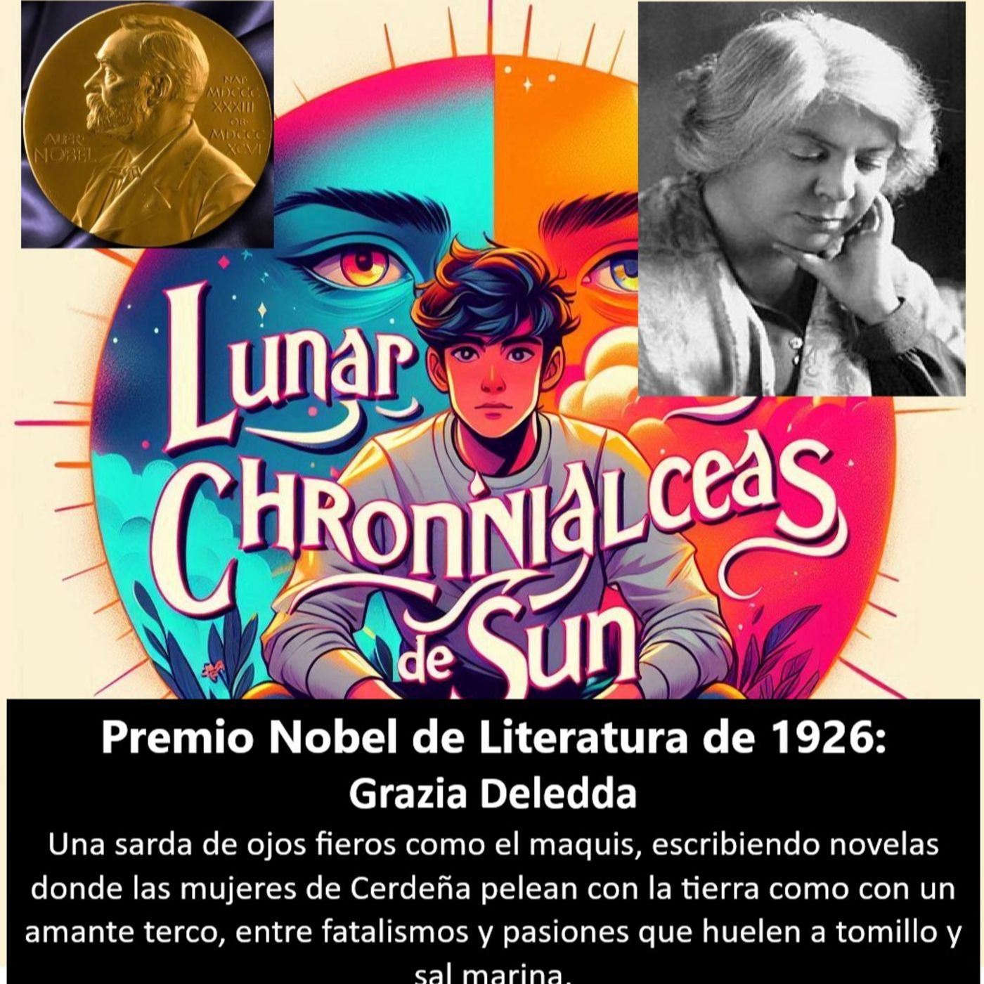 Premio Nobel - 1926. Grazia Deledda (Italia) – Novela regionalista (Canne al vento). episode artwork