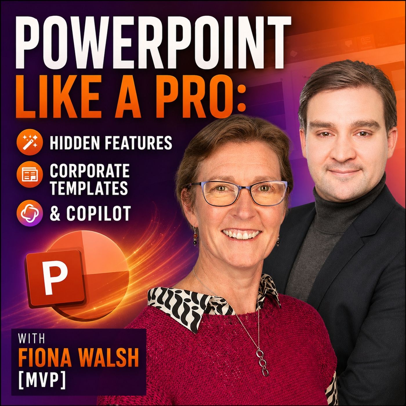 PowerPoint Like a Pro- Hidden Features, Corporate Templates & Copilot with Fiona Walsh [MVP] episode artwork