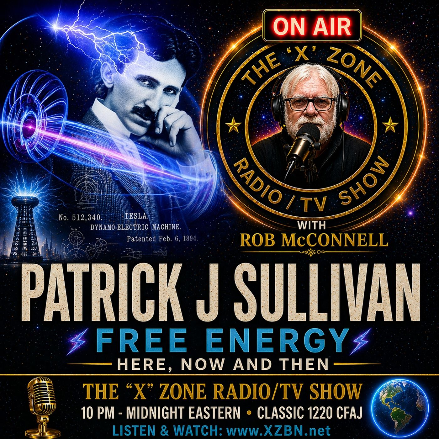 Rob McConnell Interviews - PATRICK J SULLIVAN - Free Energy Here, Now and Then