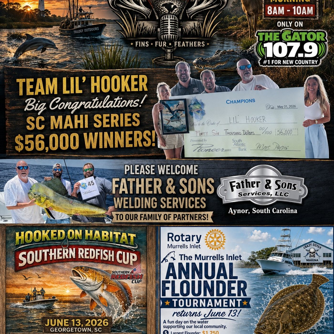 Trilogy Outdoors June 6th 2026 Mahi Series Champions, Team Lil' Hooker & Lots Of Tourneys Ahead Too episode artwork