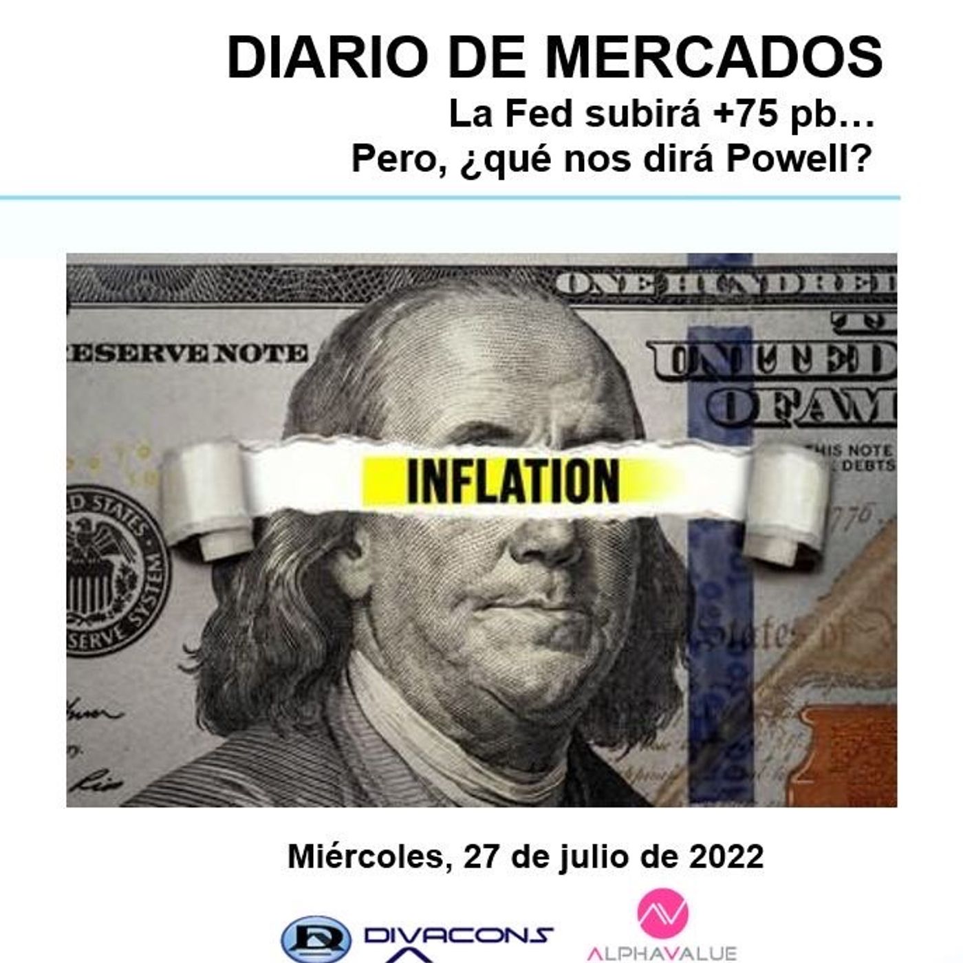 PODCAST en abierto DIARIO DE MERCADOS Miércoles 27 Julio episode artwork