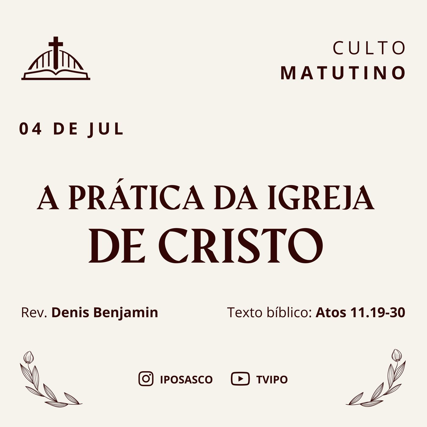 Pregações - Igreja Presbiteriana de Osasco